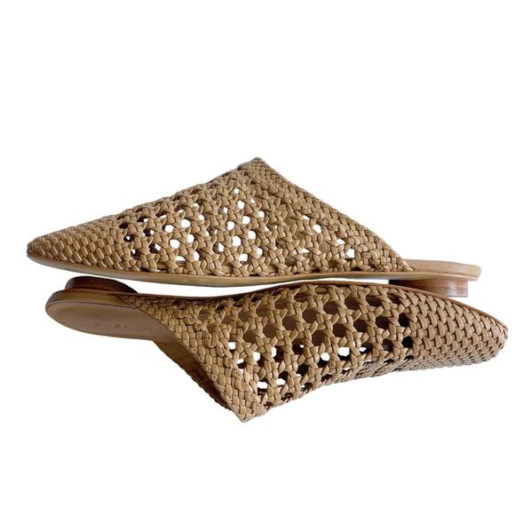 Everlane The Day Mule in Woven Nappa Leather Tan Size 7 - Picture 7 of 12